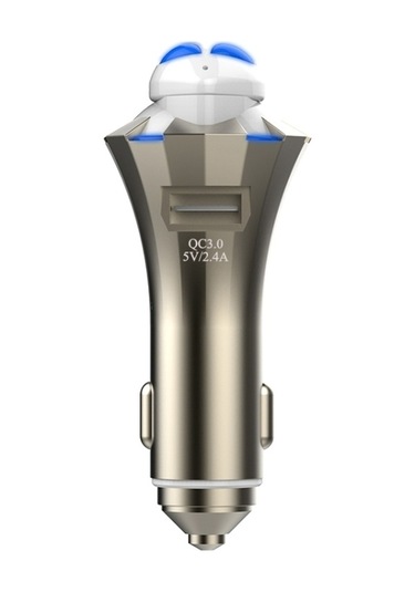 Sones A8 3'ü 1 Arada Bluetooth Kulaklık Ve Güvenlik Çekiç Ve Araç Şarj Cihazı, Eller Serbest Arama Desteği Ve Usb Hızlı Şarj Cihazı Fonksiyonu