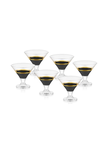 The Mia Glow Dondurmalık 6 Lı Set- Siyah & Gold