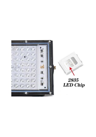 2 Adet Uva Siyah Işık 220v-240v Siyah Işıklar Ip65 50w Diğer