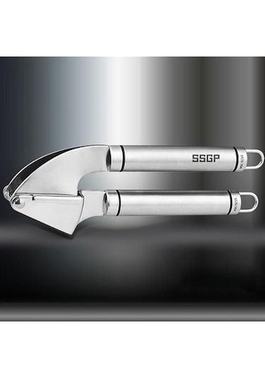 Novahub Gıda Sınıfı 304 Paslanmaz Çelik Sarımsak Dilimleyici Gri