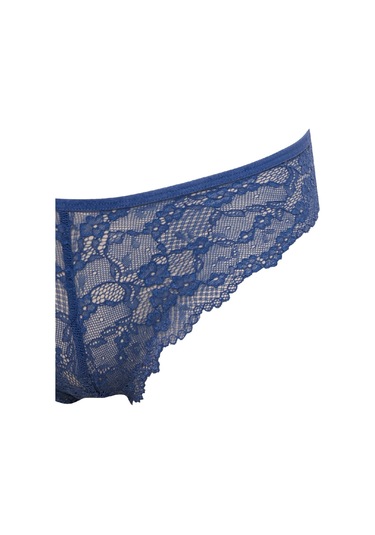 DeFacto Dantel Brazilian Külot-Fall in Love T3197AZ25SPIN33 İndigo