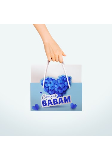 Canım Babam Mesajlı Çantalı Çikolata