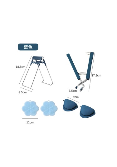 Tcherchi Mutfak Yemek Takımı Isıya Dayanıklı Pişirme Tutucu 6 Parça Set 02