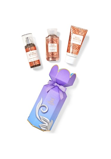 Bath & Body Works Pure Wonder Seyahat Boyu Cilt Bakım Seti