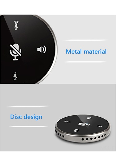 Lemestar 360 Döner Usb-c Konferans Mikrofonu - Gürültü Önleyici, Hoparlörlü, Taşınabilir, Pc/mac/android Uyumlu