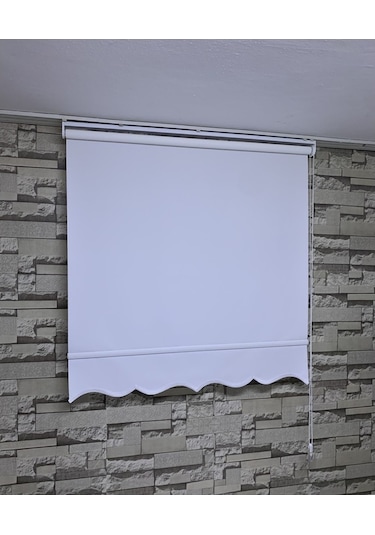 Beyaz Renk Mat Stor Perde Alüminyum Kasa Tüm Ölçülerde