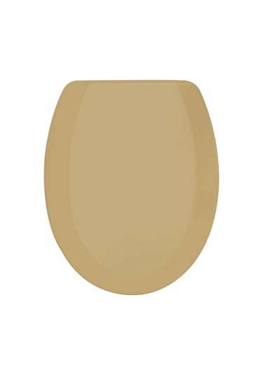Rona Sütlü Kahve Tisa ThermoPlast Standart Klozet Kapağı (Alttan Monte)