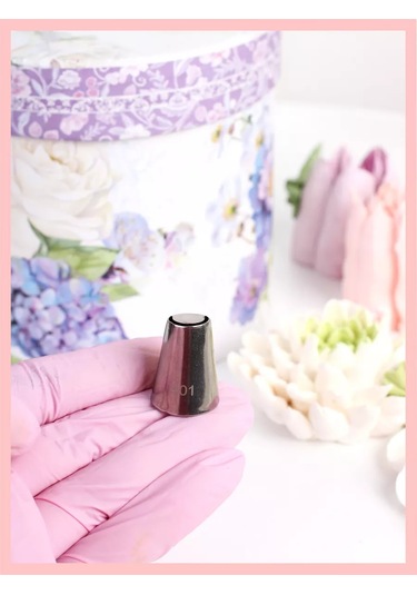 Bonbon Pastacılık Ucu Krizantem 401 235254707 Gri