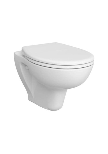 Vitra S20 Round Smoothflush Asma Klozet + Vitra Yavaş Kapanır Kapak + Vitra Gömme Rezervuar Set