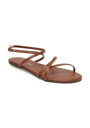 Tkees Tk-8006z Taba Kadın Sandalet Taba