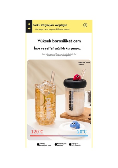 Aurora Bulut Saman Bardağı Yüksek Scaklıga Dayanıklıyüksek Yüksek Borosilikon Cam Yüksek Degerli Masasüstüsu Bardağı Siyah