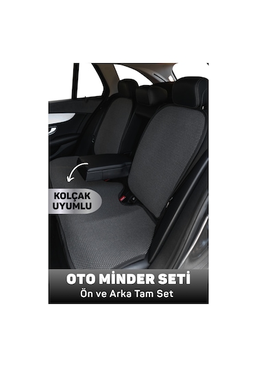 Minderland Mindra Serisi Toyota Hilux 2011 - 2014 Uyumlu Oto Koltuk Minder Seti - Füme