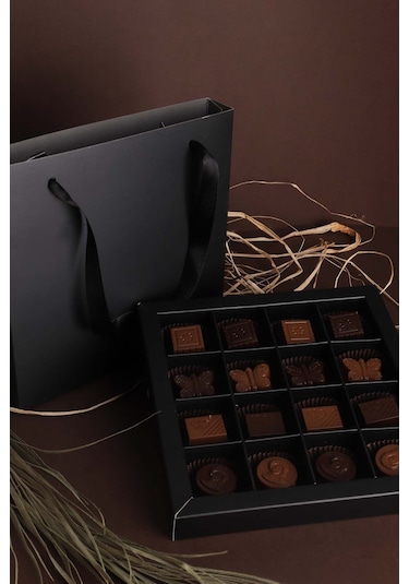 Moon Chocolate Special Handmade Çikolata Çanta Kutu 16'lı