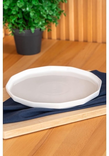 Acar Hexagon Art 6 Adet 21 Cm Porselen Tatlı Tabağı Bhm-05356