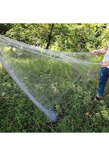 Reedark Tek Katlı 30mm Ağız Nilon Balık Av Ağı - 1.8x30m Levhalı Av Aleti