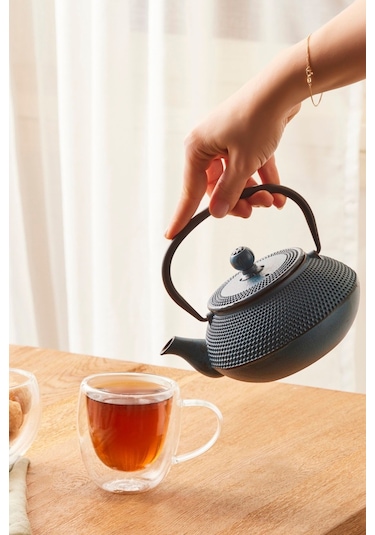 Karaca Mystical Döküm Demlik-Teapot 720 ml Mavi