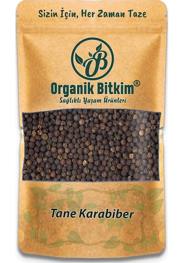 Organik Bitkim Tane Karabiber 500 G