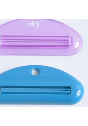 Kırmızı Yüz Temizleyici Sıkacakları Uygun Ergonomi Taşınabilir Diş Macunu Tutucu Tüp Kozmetik Dağıtıcıları Ev Gereçleri Kırmızı