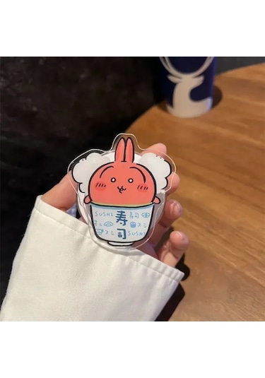 Goldenqian Kore Komik Karikatür Sevimli Chiikawa Magsafe Manyetik Braketi Standı Tutucu Iphone Evrensel Katlama Kavrama Tok Drama Takip Artefakt C C