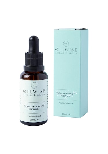 Oilwise Hyalüronik Asit Gül Uçucu Yağı Yaşlanma Karşıtı Serum 30 ML