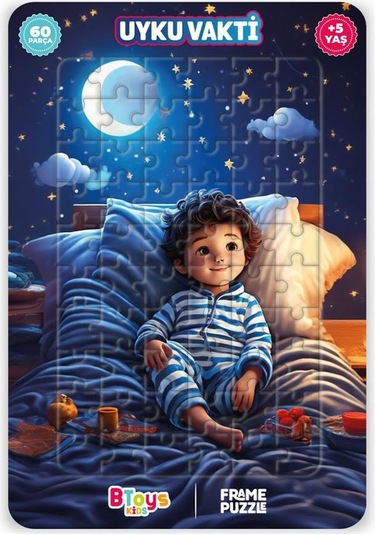 Btoys Kıds 60 Parça Puzzle Uyku Vakti 9115