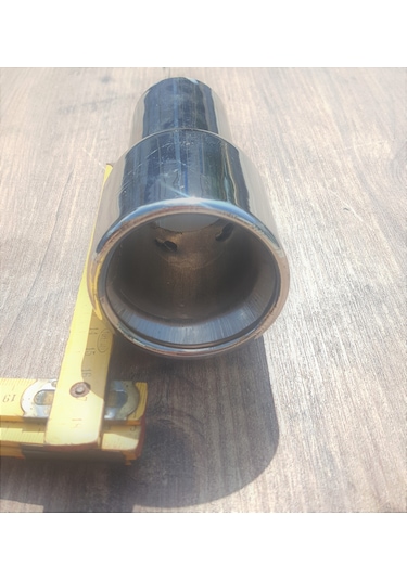 51 MM Yuvarlak Nikelaj Egzoz Ucu Sessiz