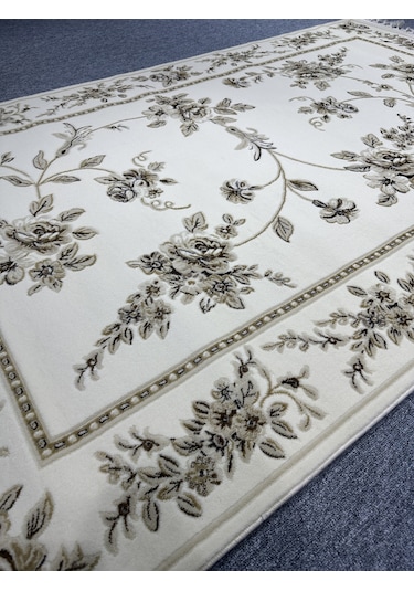 Tiffany Halı Sentez 7005 AV 150x230 Krem Kahve 4 M2 İnce Halı