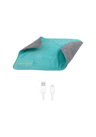 Agoodshop Isıtma Minderi Battaniye Ofis Koltukları Tip C Kablolu Ped Isıtıcı Hızlı Isıtma Elektrikli Sı