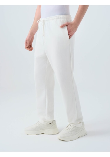 Loft Regular Fit Beyaz Erkek Eşofman Altı Lf2039613 Beyaz