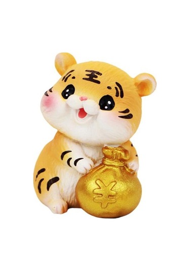 Mükemmel Kaplan Heykeli Solmaya Karşı Reçine Dekoratif 6