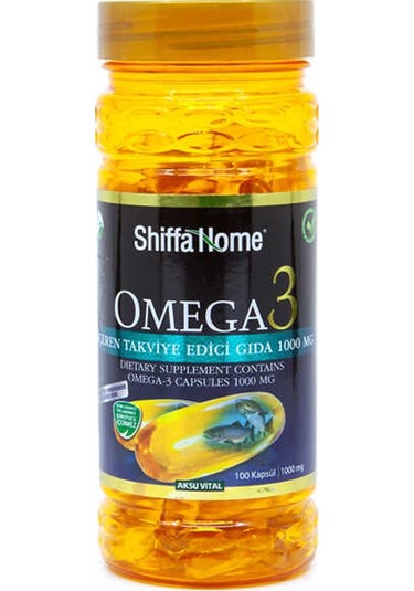 Shiffa Home Aksuvital Omega-3 Balık Yağı 100 Softgel