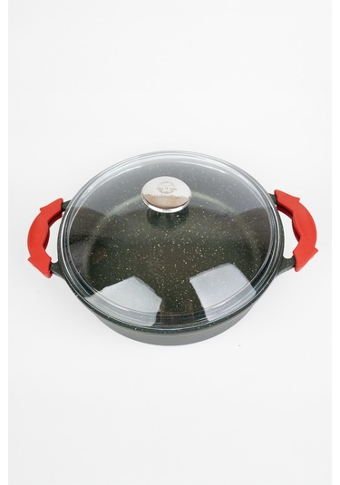 Masterchef Aluminyum Döküm K.yarık Tencere 28 Cm Yeşil