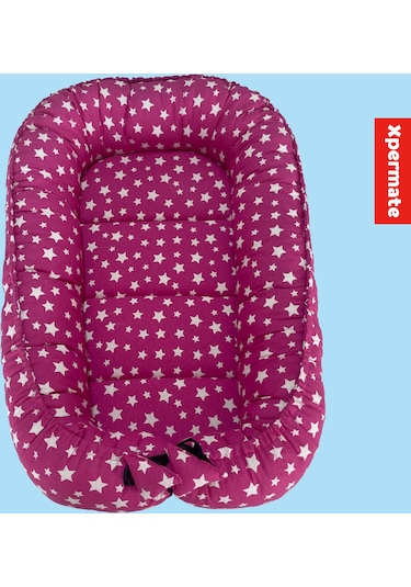 Xpermate Babynest,yenidoğan Bebek Yuvası,taşınabilir Yatak Pembe