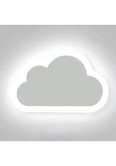 Modern Bulut Duvar Lambası Yumuşak Sıcak/beyaz Işık Göz Koruması Başucu Plug-in Gece Lambası A White Light Diğer