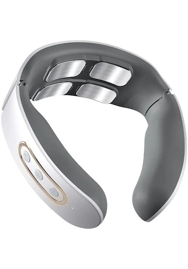 Çok Fonksiyonlu Boyun Masaj Aleti - Elektrikli Ve Isıtmalı Beyaz