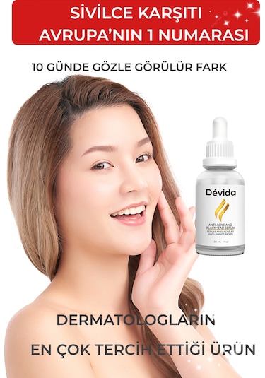 Devida Sivilce Karşıtı Siyah Nokta Akne Temizleyici Serum Elixir Series A260