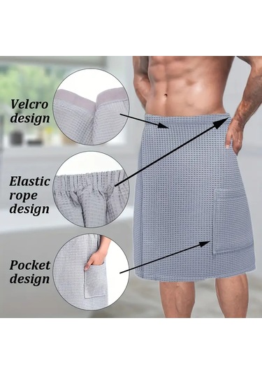 Erkek Mikrofiber Banyo Havlusu Duş Sauna Spa Spor Duş Havlusu