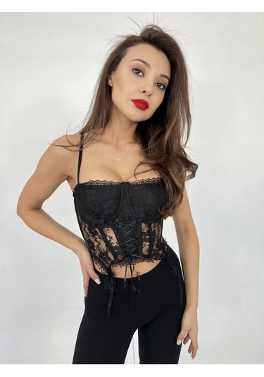 6406 Crop-siyah Si Yah