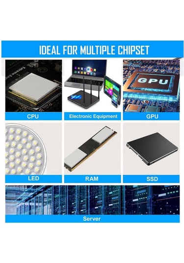 Suntek Gpu Cpu 2.0 Mm Için Silikon Termal Ped 120x120mm Isı