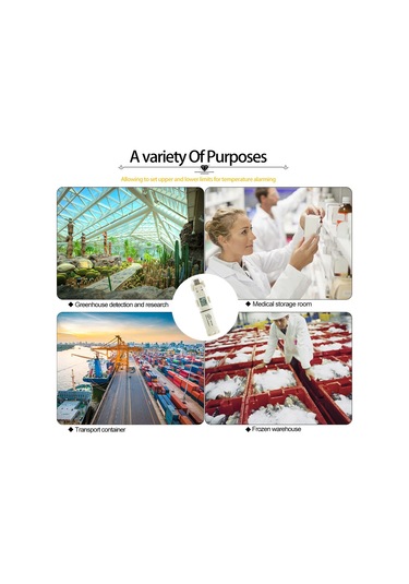 Benetech Gm1366 Alarmlı Usb Dijital Sıcaklık Ve Nem Kaydedici Ölçer