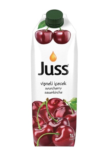 Juss Vişne Meyveli İçecek 1 Lt X 6 Adet