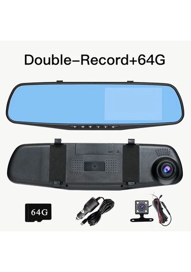 Xuweiwei Dual Recording 64gb High Definition 1080p Streaming Dash Cam Park Modu Gece Gorusu