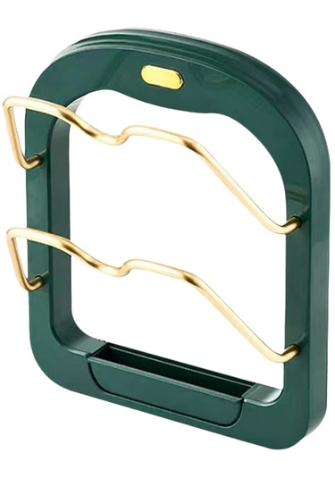 Suntek Tencere Kapakları Tutucu Duvar Dolabı Kapı Kiler Yeşil Yeşil