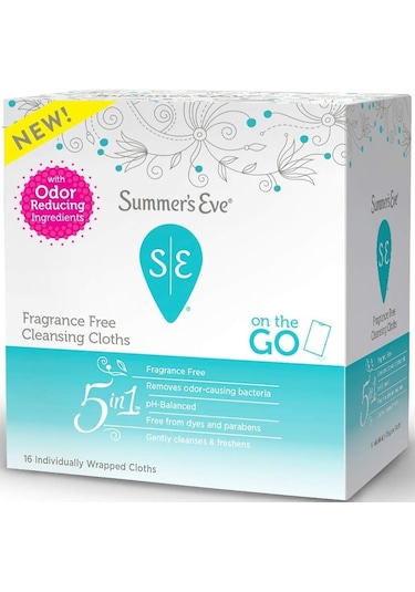 Summers Eve Kokusuz Özel Bölge Temizlik Mendili 16'lı