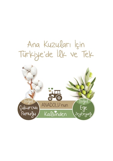 Baby Turco Doğadan Bebek Bezi 6 Numara Xlarge Aylık Fırsat Paketi 100 Adet