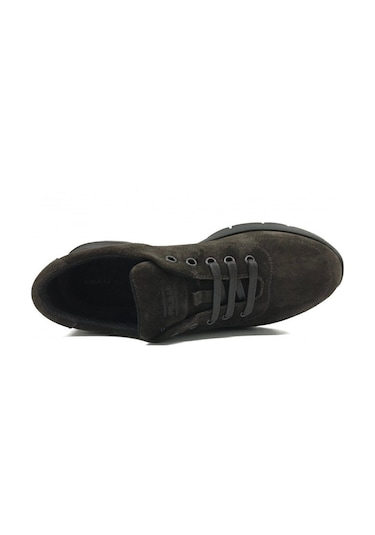 Sneaker Erkek 09a3 Frau Waxy Leather Pepe Kahverengi