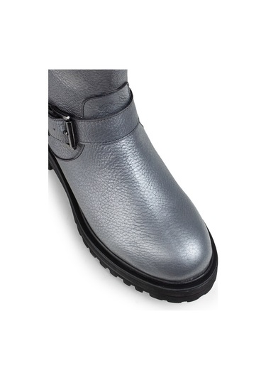 Deery Hakiki Deri Gri Kadın Bot Gri (539885507) Gri