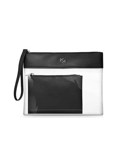Kiko Makyaj Çantası Transparent Beauty Case 001 Black