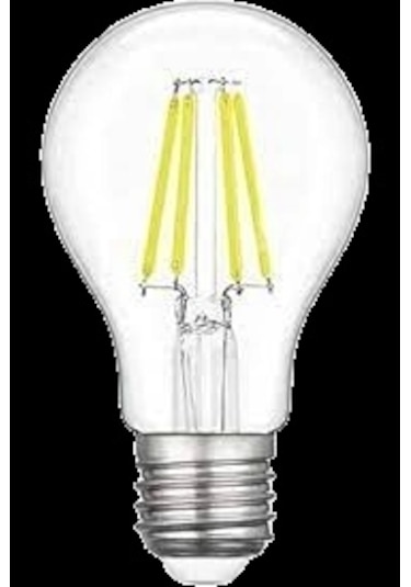 Heka 6w Rustik Led Ampul Beyaz 6500k Şeffaf