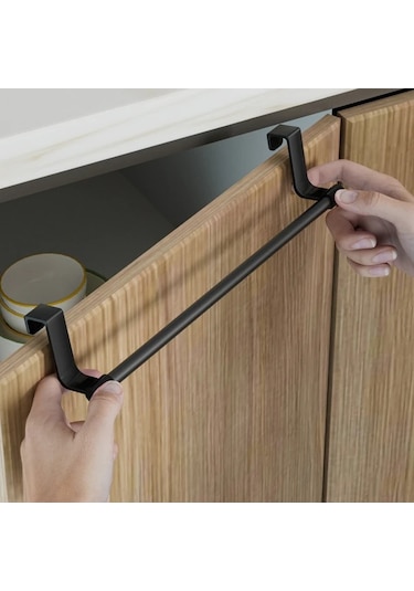 Zhanglei001 Beyaz L Mutfak Dolap Kapı Askısı Havlu Rafe Saklama Ünitesi Beyaz